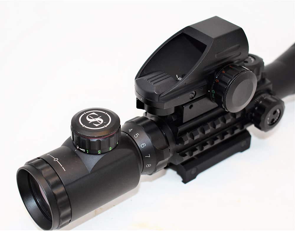 ST 4-16x50 Scope Combo Includes Laser Sight and Holographic Dot Sight