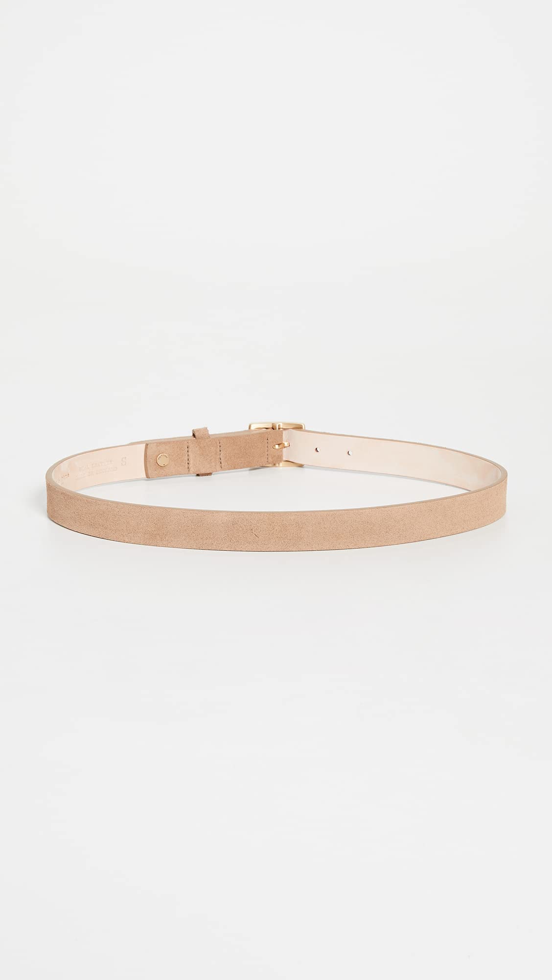 rag & bone Women's Baby Boyfriend Belt, Camel, Tan, S