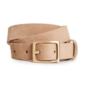 Rag & Bone Women's Baby Boyfriend Belt, Camel, M