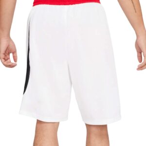 Nike HBR Men's Basketball Shorts (Medium, White/Black)