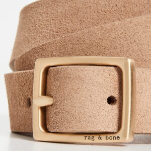 Rag & Bone Women's Baby Boyfriend Belt, Camel, M