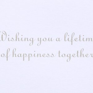 Papyrus Wedding Shower Card (Lifetime of Happiness)