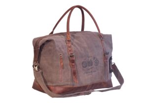 bhrayna-bags bike print weekender traveller bag