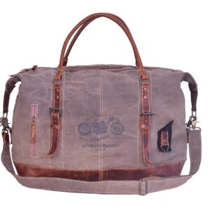 Bhrayna-Bags Bike Print Weekender Traveller Bag