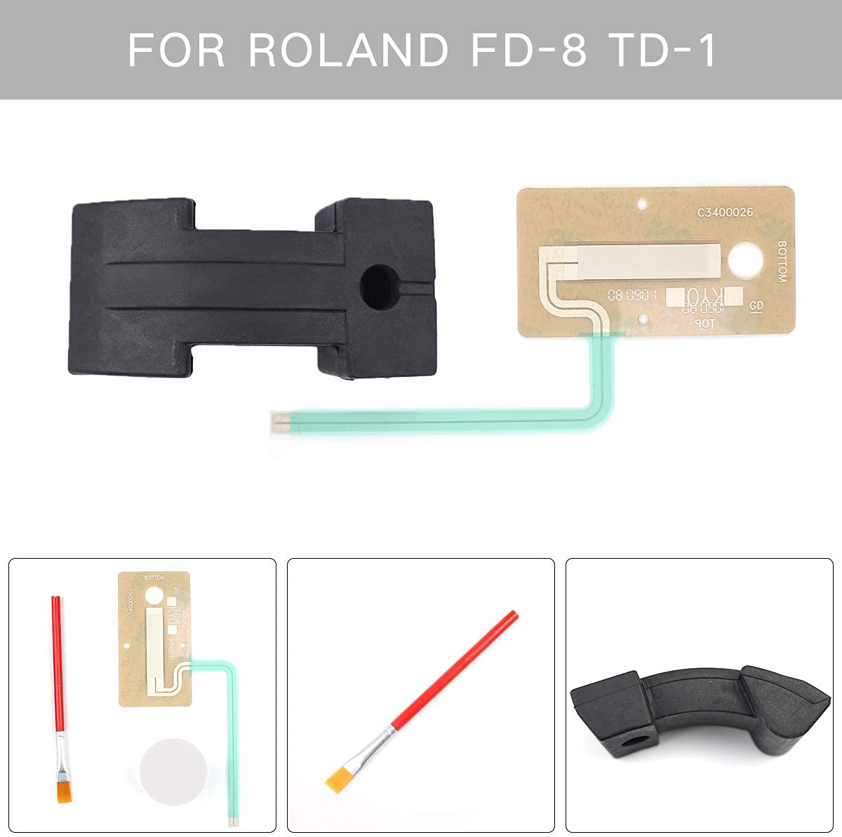 Sheet Sensor Actuator Pedal for Roland Drum FD-8 TD-1 Hi Hat Pedal Rubber Part Circuit TD4 9 11 15 17 Accessories