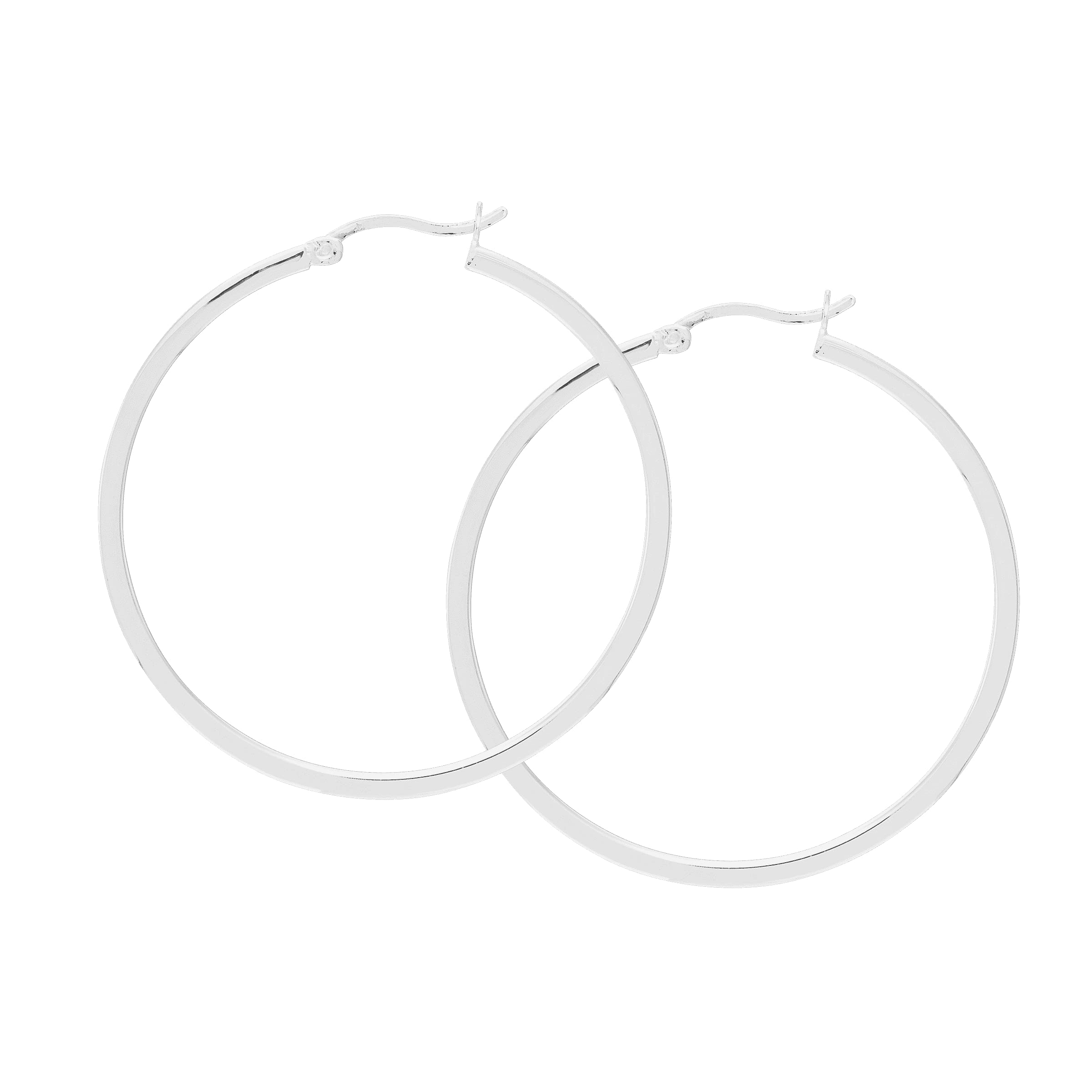 Silpada 'Winning Streak Tube Hoop Earrings' in Sterling Silver