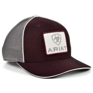 ARIAT Mens A300004809 Men`s Patch Cap OSFM Burgundy