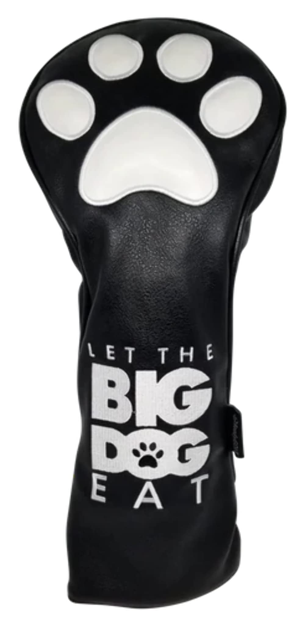 Let The Big Dog Eat (Black) Embroidered Headcover - Driver