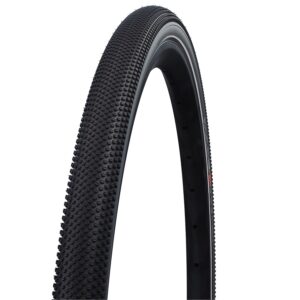 schwalbe - g-one allround gravel folding clincher bike tire | 29 x 2.25 | performance line, addix | black/reflective