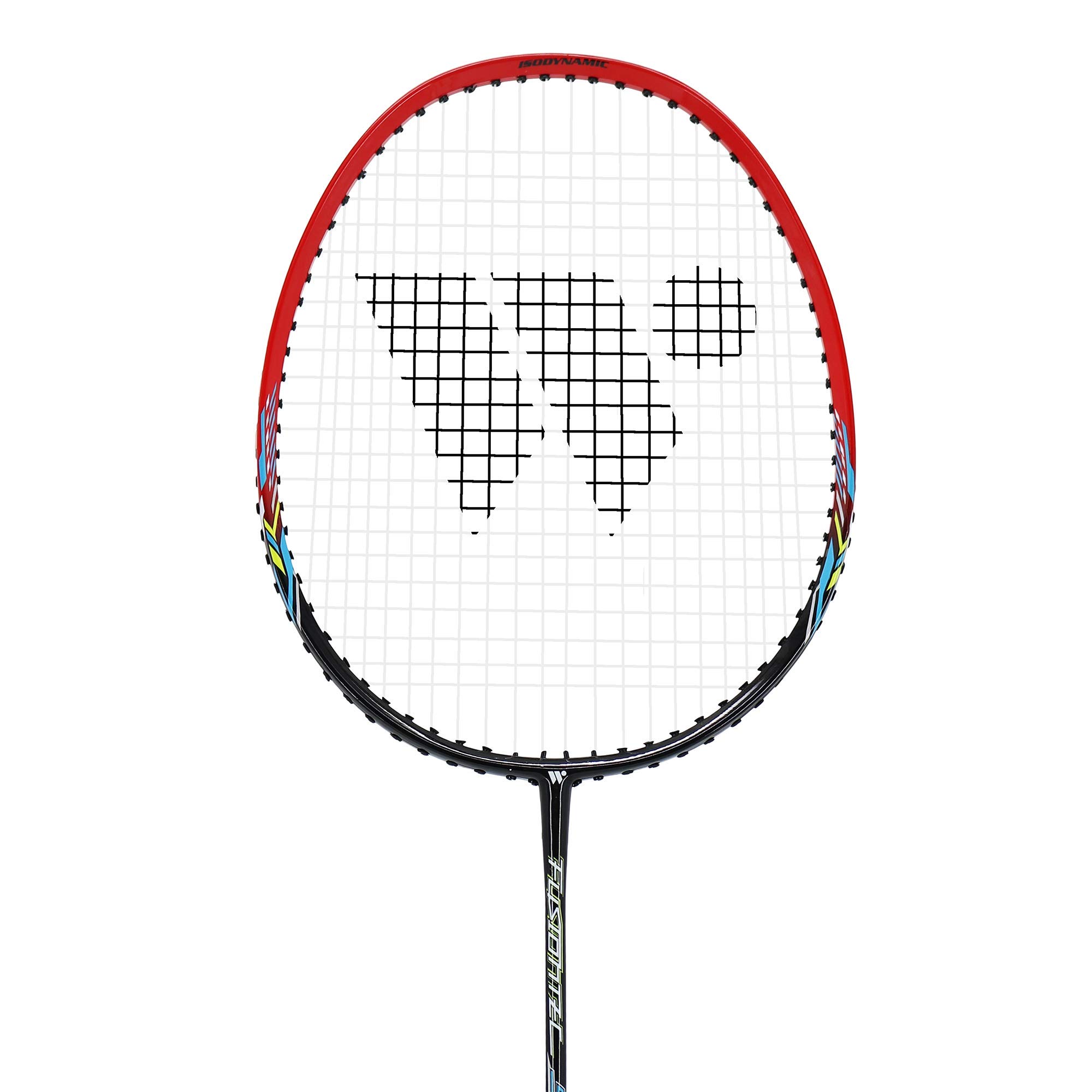 WISH FusionTec 917 – Badminton Racket and Case – Includes 1 Badminton Racket and 1 Badminton Bag – Excellent Badminton Grip – Great for Competitive Badminton Games, Red