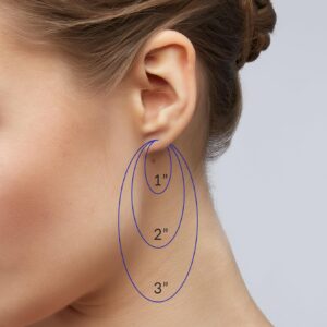 Silpada 'Mirrored Dreams' Hoop Earrings in Sterling Silver