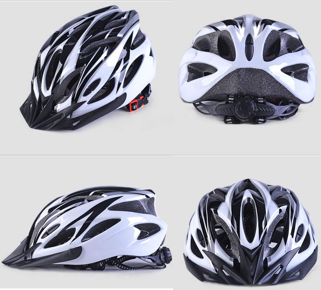 Bike Helmet,Bicycle Helmet Adjustable Size Ultralight Adult Cycling Helmet with Visor, Specialized Cycling Helmet for Men Women ES-022