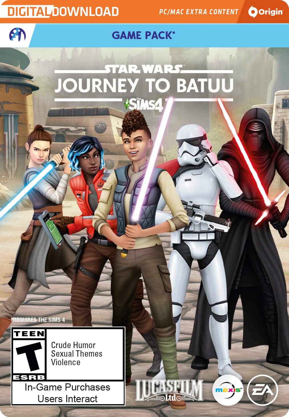 The Sims 4 - Star Wars Journey to Batuu - Origin PC [Online Game Code]