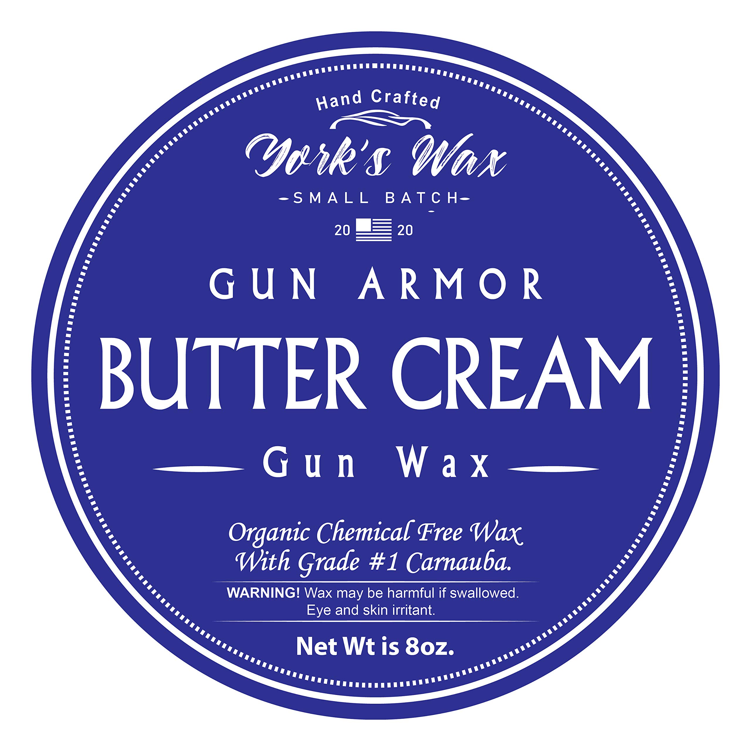 York's Butter Cream Gun Wax 100% No Chemical Organic Carnauba