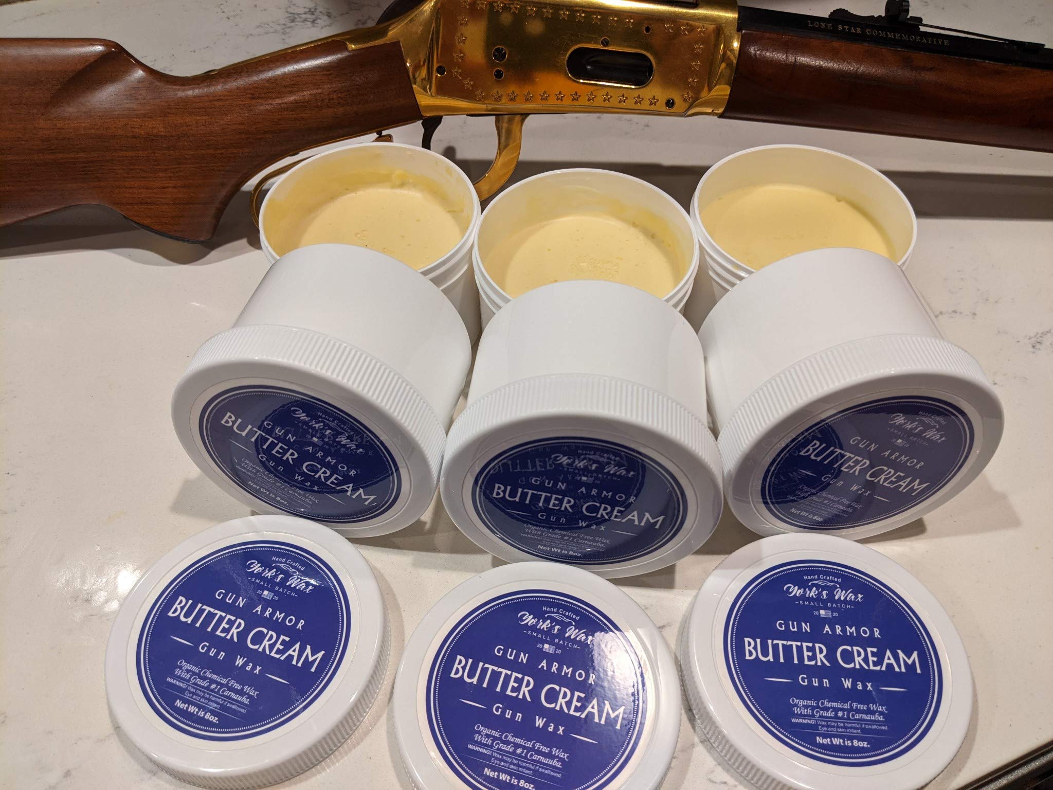 York's Butter Cream Gun Wax 100% No Chemical Organic Carnauba