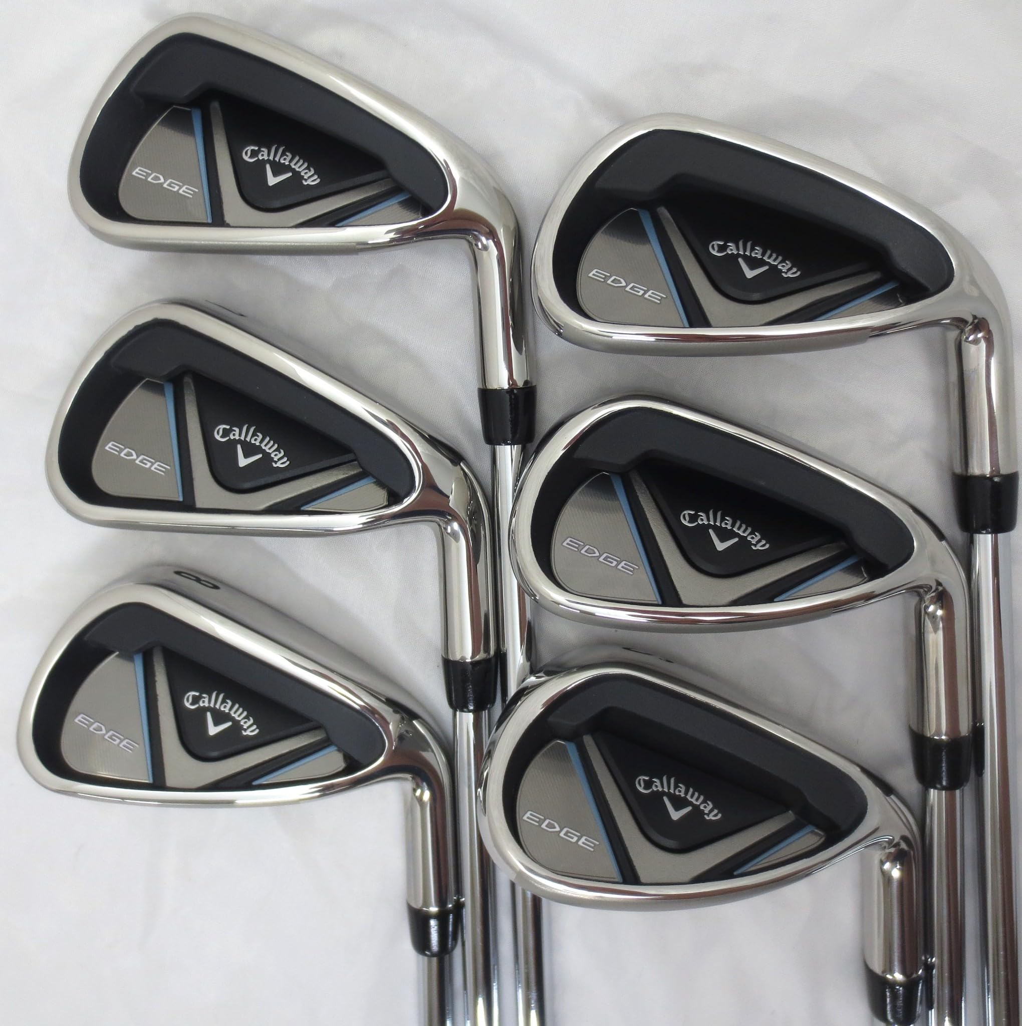 Mens Callaway Complete Golf Set RH - Driver, 3 Wood, Hybrid, Irons, Odyssey Putter Clubs Stand Bag Regular Flex