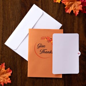 Lovepop Give Thanks Turkey Pop Up Card, 5x7-3D Greeting Card, Thanksgiving Greeting Card, Thanksgiving Pop Up Card, Autumn Pop Up Cards