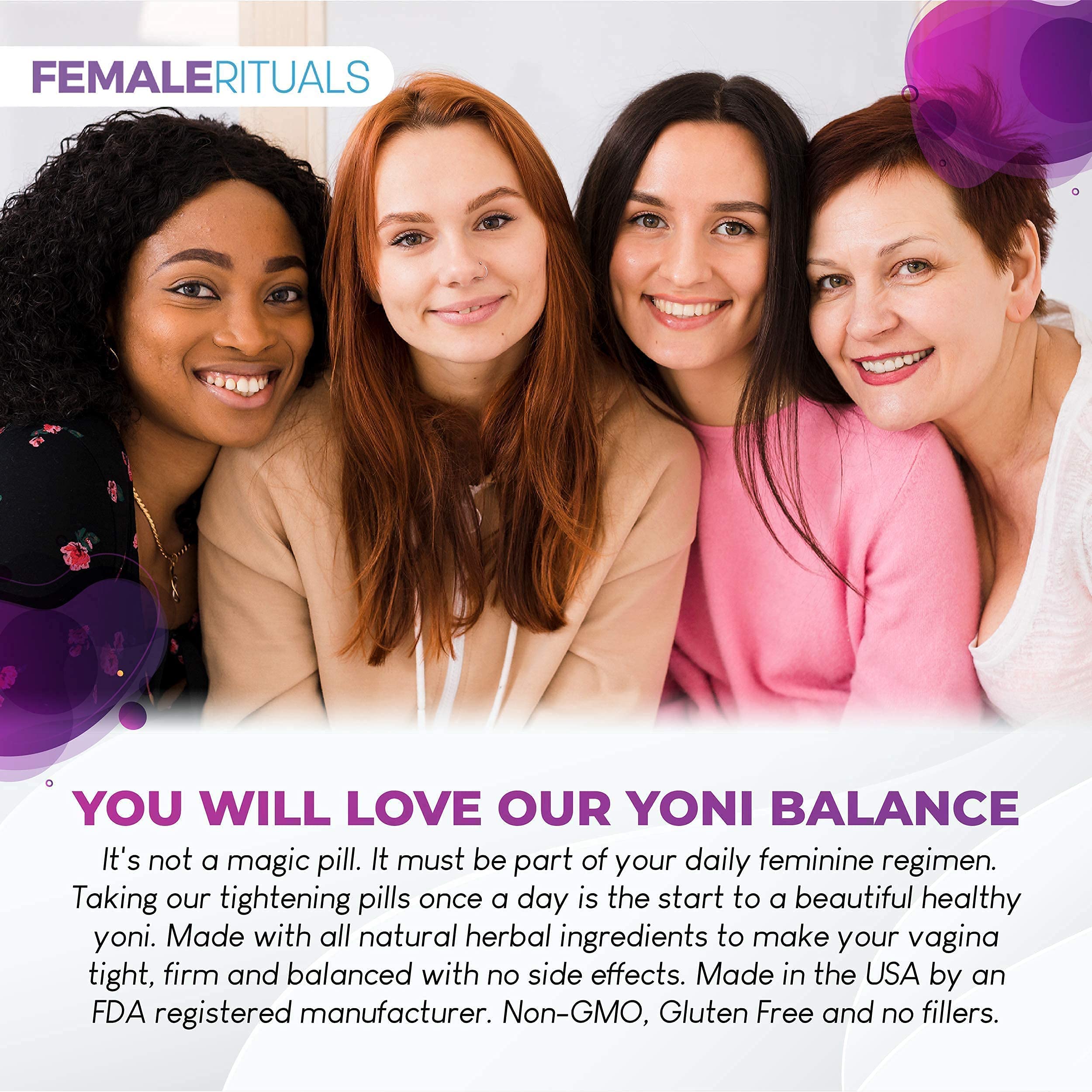 FEMALE RITUALS - Vaginal Moisturizer Boric Acid Suppositories for PH Balance - Bad Odors and BV Yeast Infection Treatments - Feminine Hygiene Products - Yoni Pops