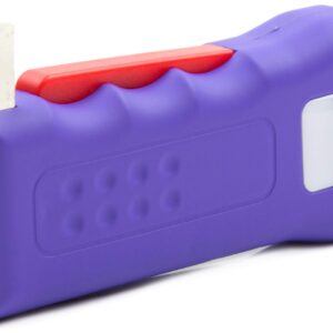 POLICE Stun Gun 512 - Rechargeable with LED Flashlight, Purple