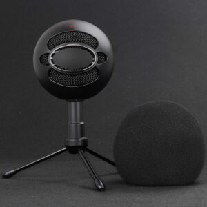 Pop Filter For Blue Snowball - Professional Snowball iCE Mic Foam Wind Cover Windshield Pop Filter for Recordings, Broadcasting, Singing by SUNMON