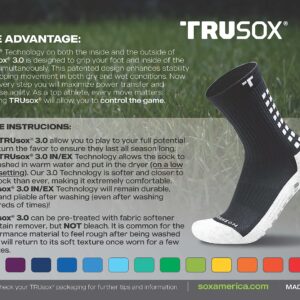 Trusox Men's 3.0 Mid-Calf Thin, Black, Small