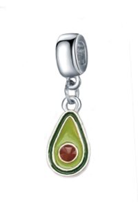 dangle avacado charm bead