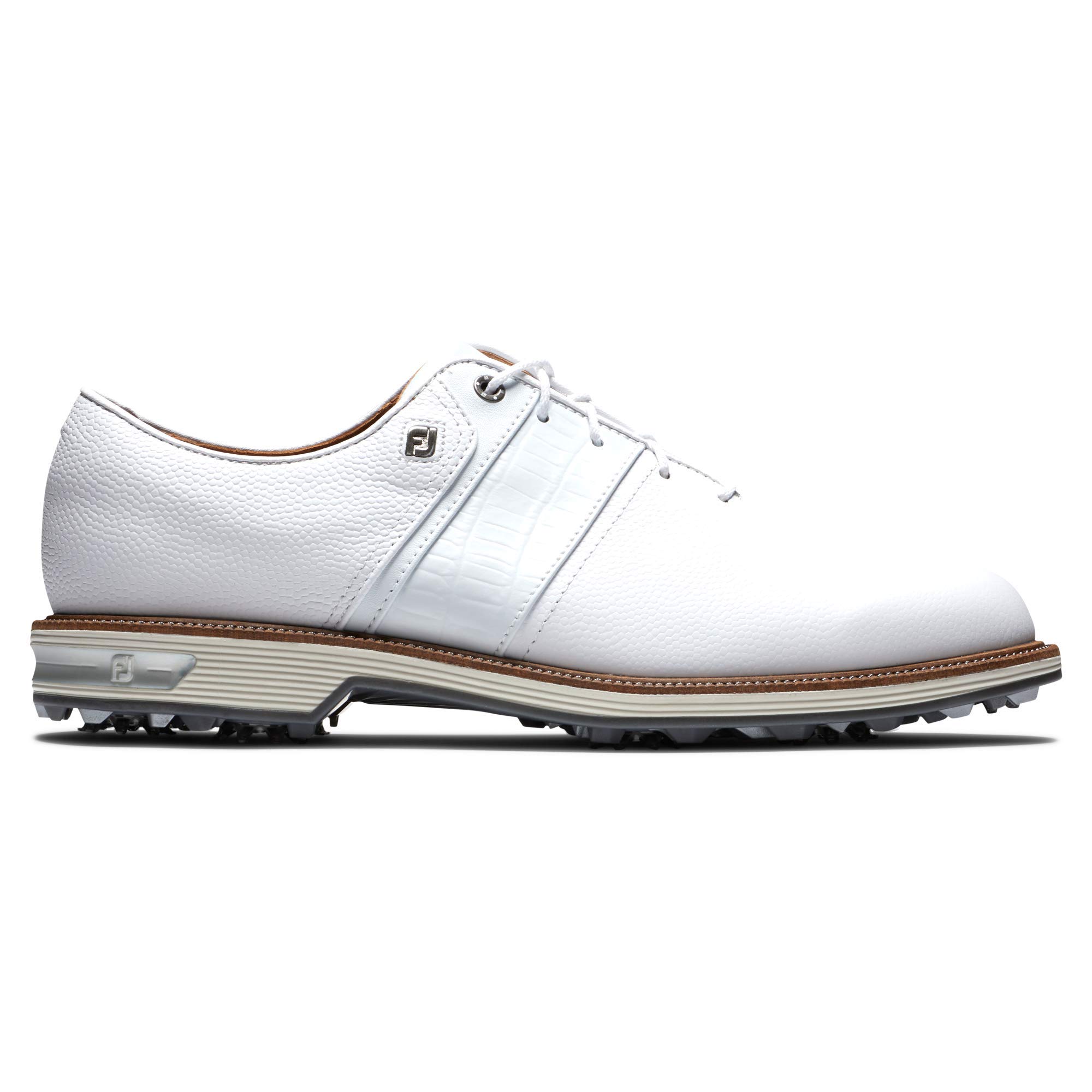 FootJoy Men's Premiere Series-Packard Golf Shoe, White/White, 7 Wide