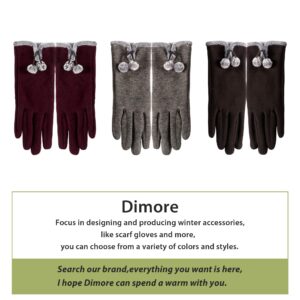 OTIOTI 3 Pairs Womens Gloves Winter Touch Screen Texting Gloves for Women Fleece Lined Thick Warm Gloves (B-3pair-2)