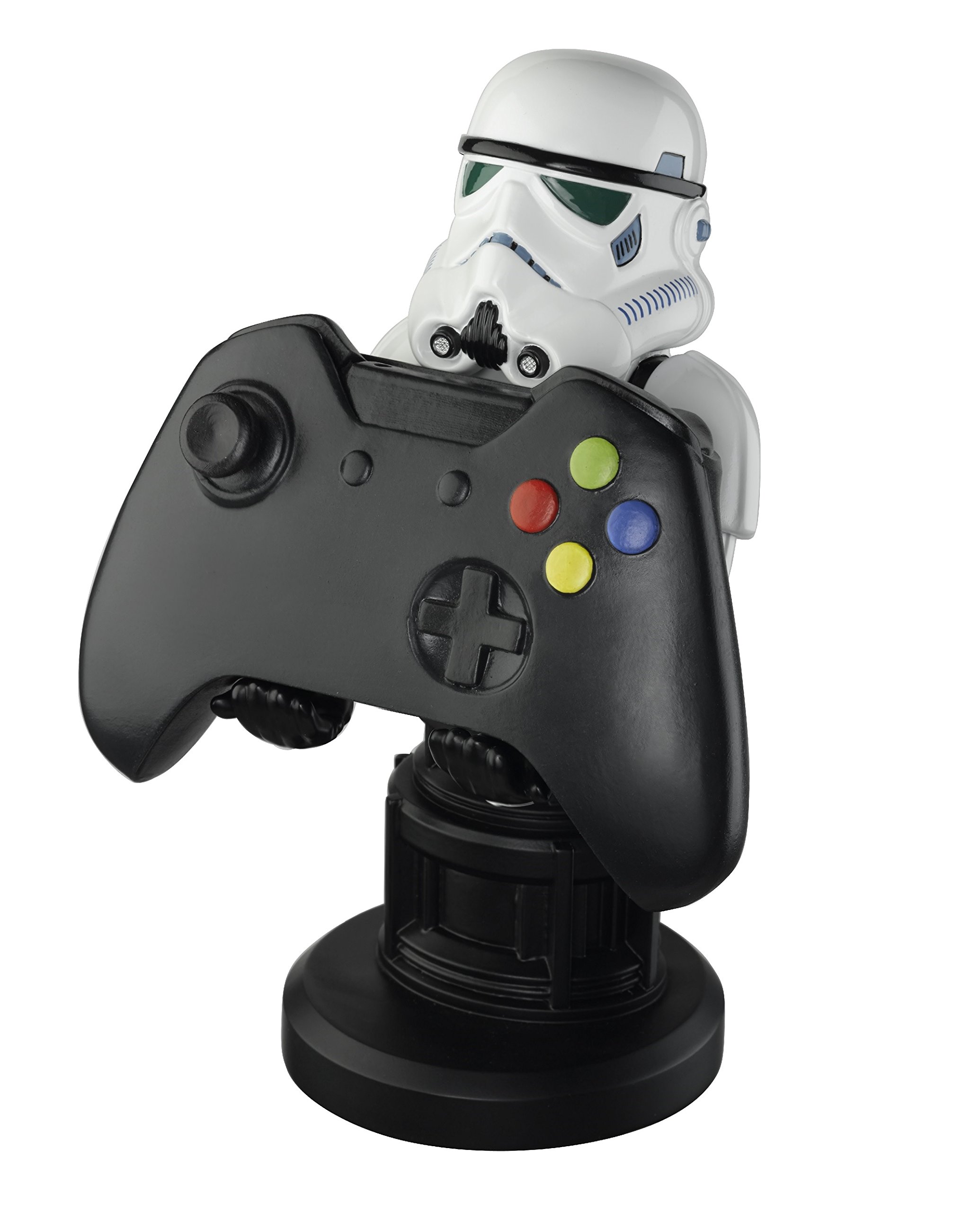 Exquisite Gaming: Star Wars Darth Vader (Original Series) & Stormtrooper (Classic Suit) - Mobile Phone, Gaming Controller Holders and Device Stands With Cable Guys Licensed Figures