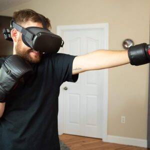 DeadEyeVR Ultimate Boxing Gloves - VR Boxing Mitts Controller Accessory for Thrill of The Fight FitXR BoxVR - Rift S, Oculus Quest 2, Index