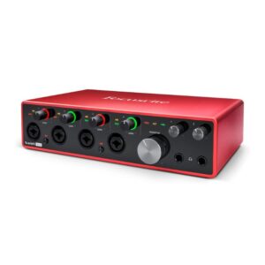 Focusrite Scarlett 18i8 3rd Gen 18x8 USB Audio Interface Bundle with 25-Feet XLR Male to Female Microphone Cable (4-Pack) (2 Items)