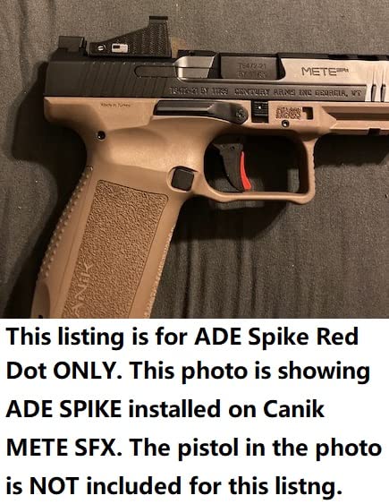 Ade Advanced Optics Spike (RD3-018) Red Dot Sight for Canik TP9 Elite SC, Canik Mete SFT, Sig Sauer 365XL, Ruger Max9 and Springfield Hellcat OSP/PRO