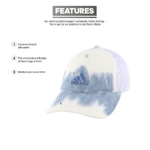 adidas Women's Relaxed Color Wash Cap, Ambient Sky Blue/Violet Tone Purple/Focus Blue, One Size