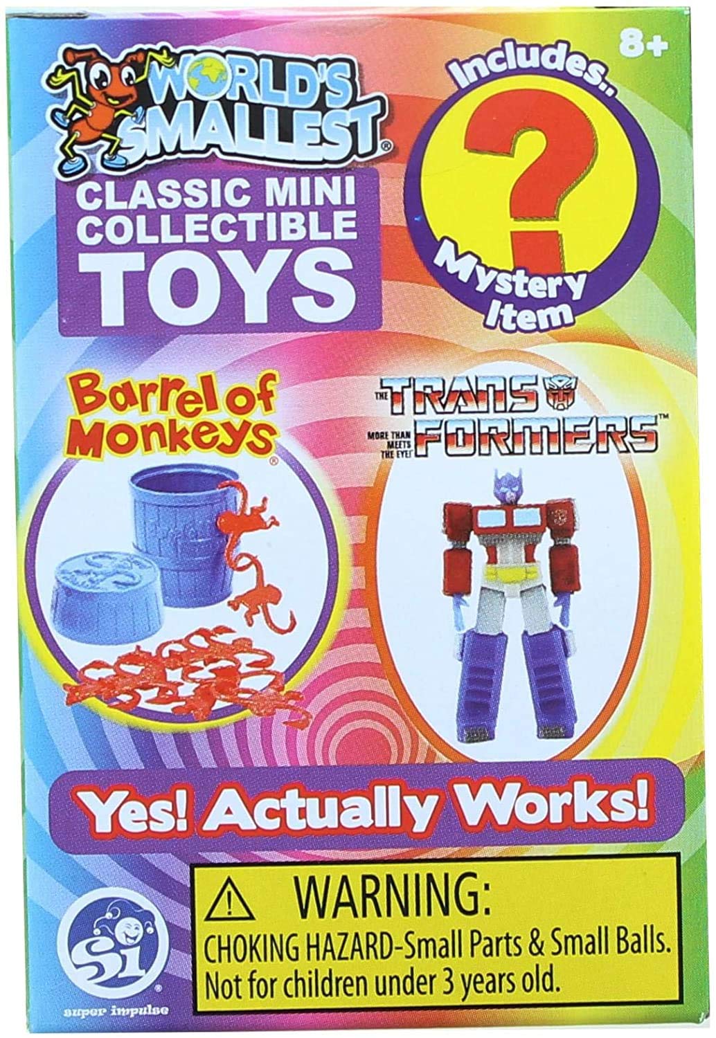 Worlds Smallest Classic Novelty Toy Series 4 Surprise Box - 3 Count