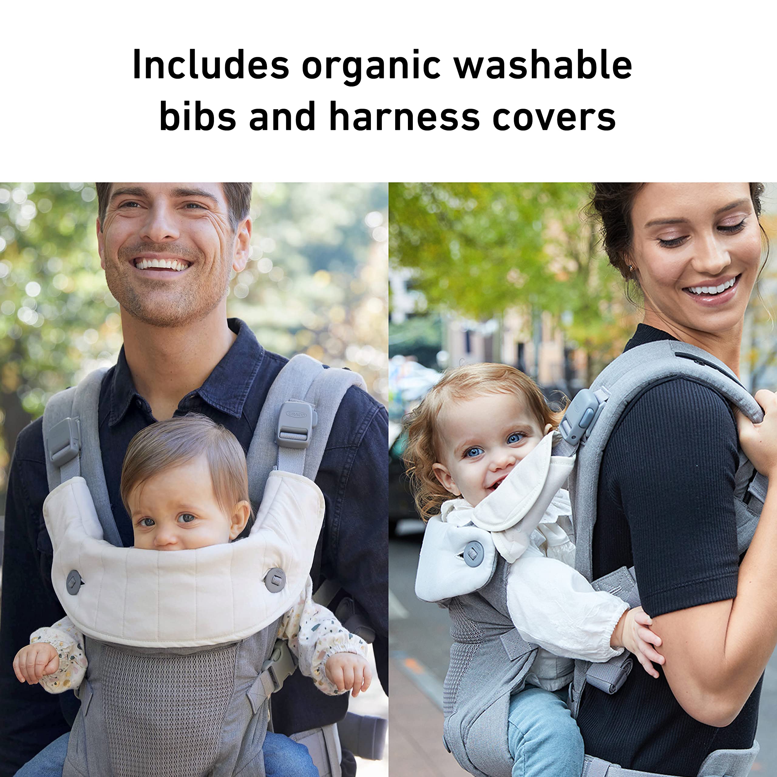 Graco Cradle Me 4 in 1 Baby Carrier | Includes Newborn Mode with No Insert Needed, Black Onyx