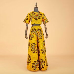 Private Customized Tracksuit Set for Women African Print Tops and Ankara Pants Plus Size Dashiki Clothing Tracksuit Outfits Wax Cotton 649 XXS