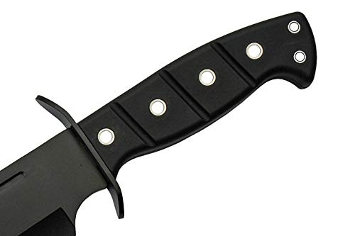 SZCO SUPPLIES 15"" Backyard Bowie Knife, black (211514-PL)