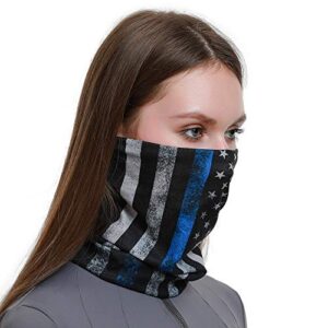 Venswell Neck Gaiter Mask, Sun Mask, Rave Bandana Face Mask, Seamless Face Scarf, Headband for Men Women (A-Flag 3)