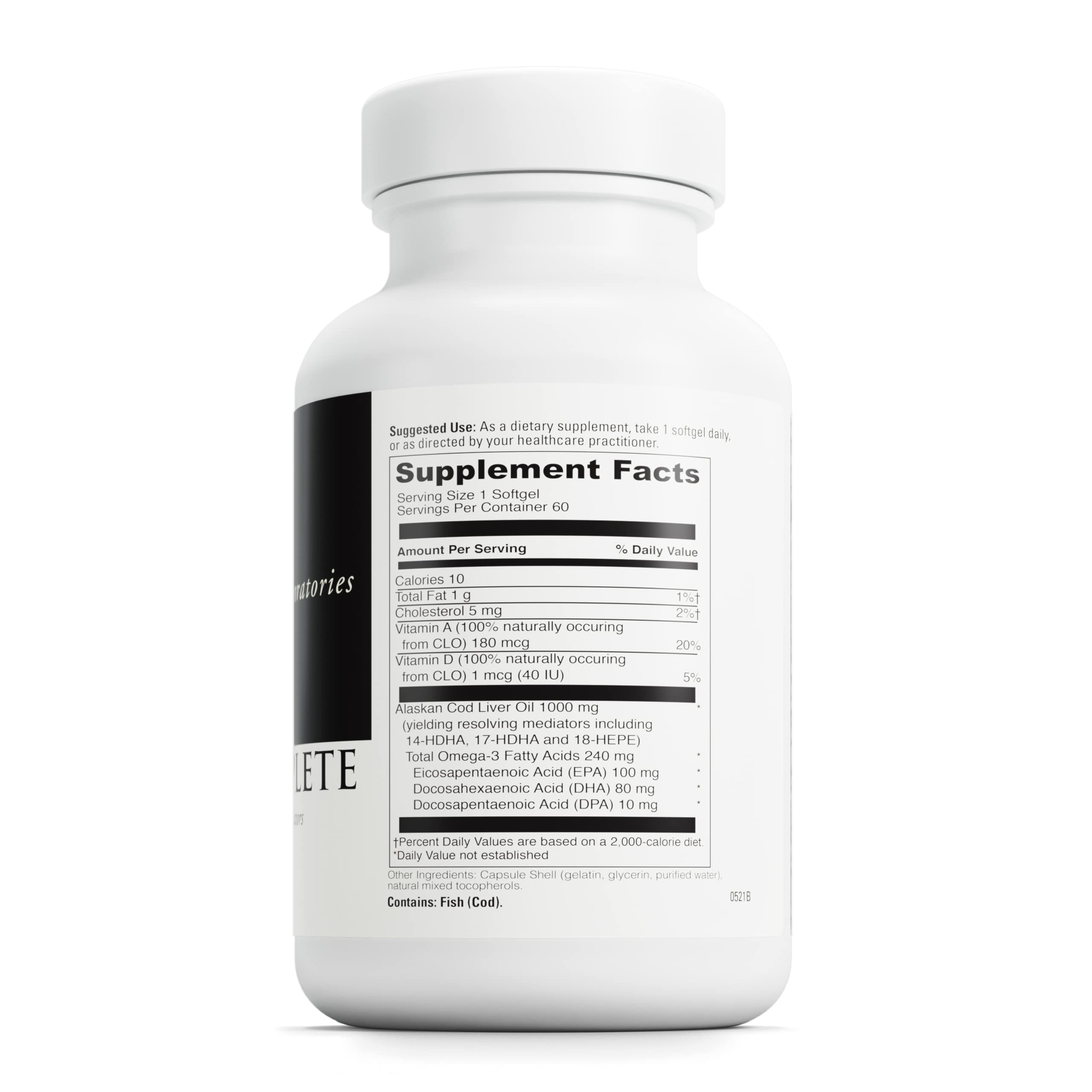 DAVINCI Labs SPM Complete - Helps Support Immune System, Digestive Health, Joint Health & More with Omega-3 Fatty Acids, Including EPA, DHA & DPA - Gluten-Free - 60 Softgels