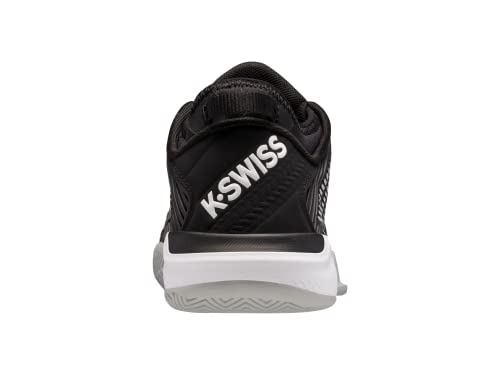 K-Swiss Women's Hypercourt Supreme Tennis Shoe, Black/White/Highrise, 7.5 M