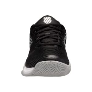 K-Swiss Women's Hypercourt Supreme Tennis Shoe, Black/White/Highrise, 10 M