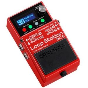 BOSS RC-5 Loop Station — modern, compact looper with first-class sound quality, 99 phrase memories, 57 rhythms and optional MIDI control. Perfect for guitar, bass, electroacoustic