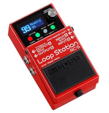 BOSS RC-5 Loop Station — modern, compact looper with first-class sound quality, 99 phrase memories, 57 rhythms and optional MIDI control. Perfect for guitar, bass, electroacoustic