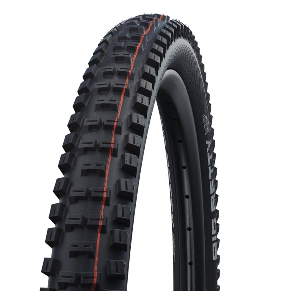 SCHWALBE - Big Betty Downhill and Enduro Tubeless Folding Bike Tire | 26 x 2.4 | Evolution Line, SuperTrail, AddixSoft | Black