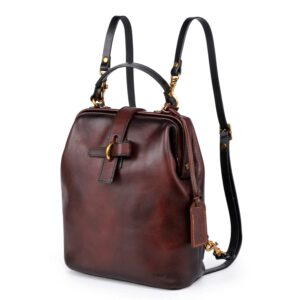 OLD TREND Genuine Leather Pamela Backpack (Brown Ombre)