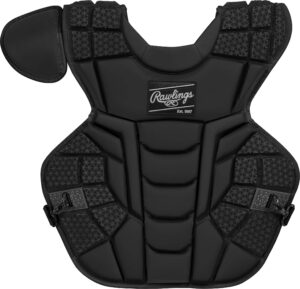 rawlings | mach catcher's chest protector | baseball | adult | black/black