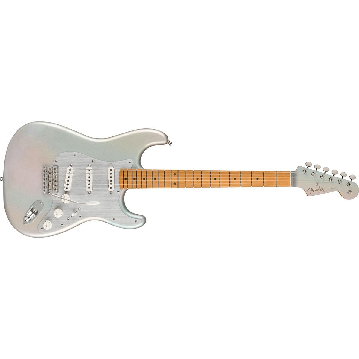 Fender H.E.R. Stratocaster Electric Guitar, with 2-Year Warranty, Chrome Glow, Maple Fingerboard