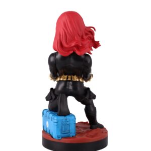 Exquisite Gaming: Marvel: Black Widow - Original Mobile Phone & Gaming Controller Holder, Device Stand, Cable Guys, Licensed Figure