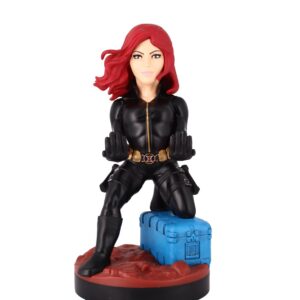 Exquisite Gaming: Marvel: Black Widow - Original Mobile Phone & Gaming Controller Holder, Device Stand, Cable Guys, Licensed Figure