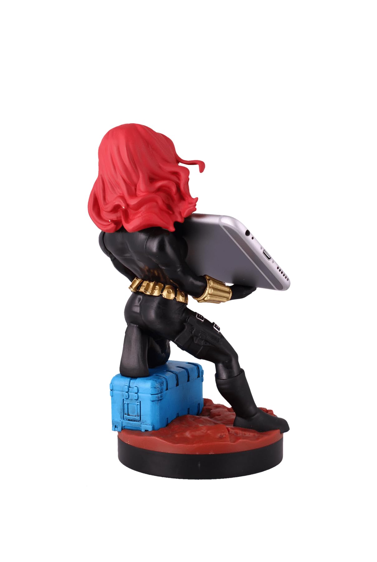 Exquisite Gaming: Marvel: Black Widow - Original Mobile Phone & Gaming Controller Holder, Device Stand, Cable Guys, Licensed Figure